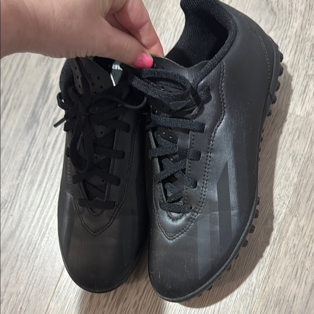 Adidas Black Soccer Shoes